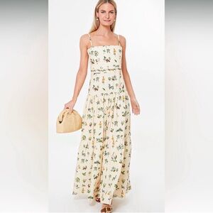 Agua by Agua Bendita Curandera Maxi Linen dress